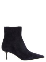 LE SILLA Blue Lambskin Ankle Boots