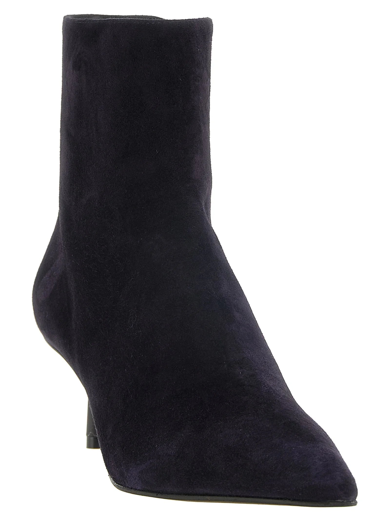 LE SILLA Blue Lambskin Ankle Boots