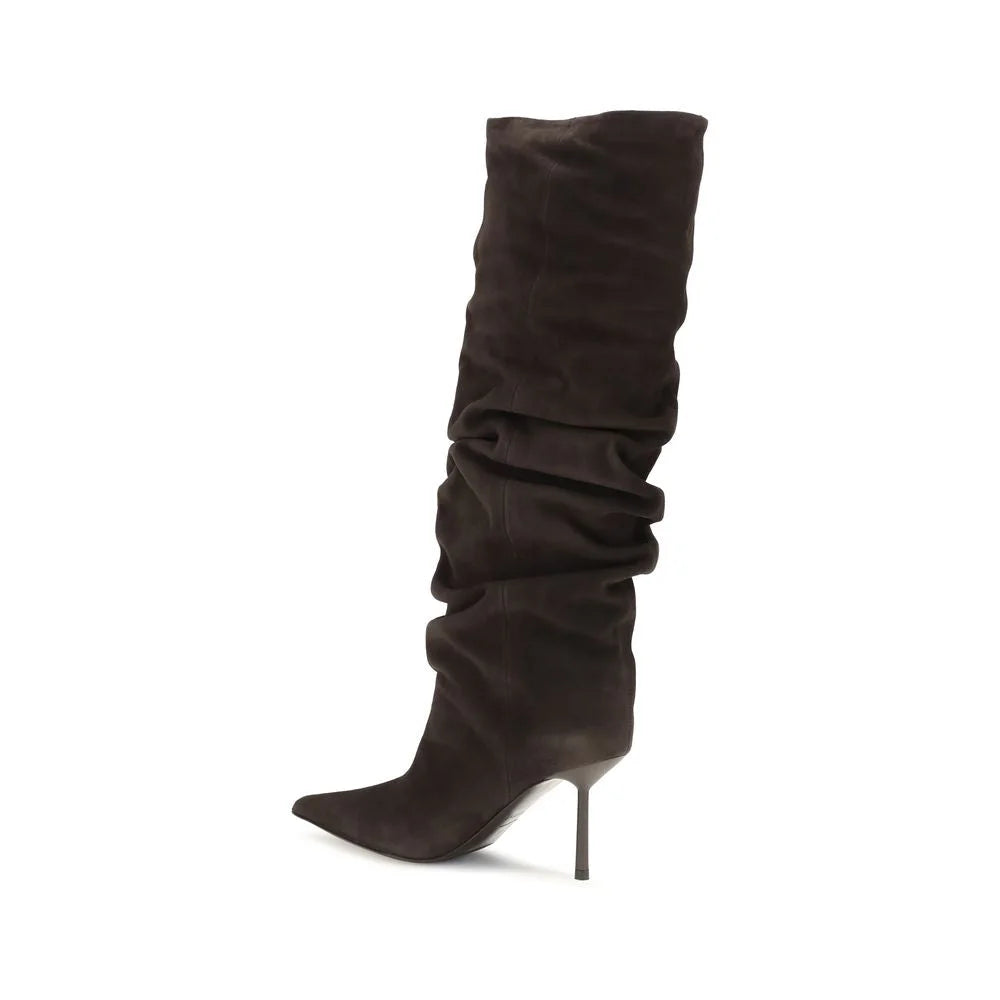 LE SILLA Brown Calf Leather Bos Taurus Boots