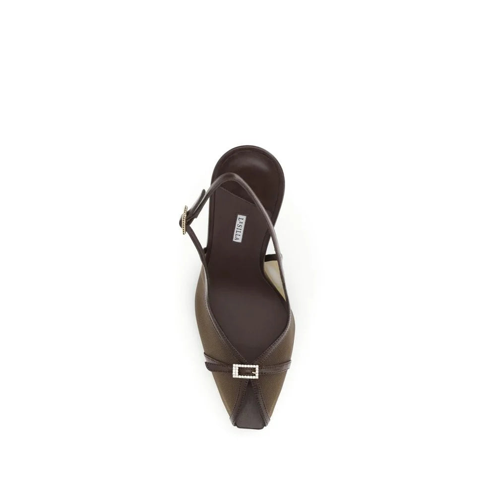 LE SILLA Brun Nylon Platform Pumper