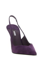 LE SILLA Purple Lambskin High Heel Pumps