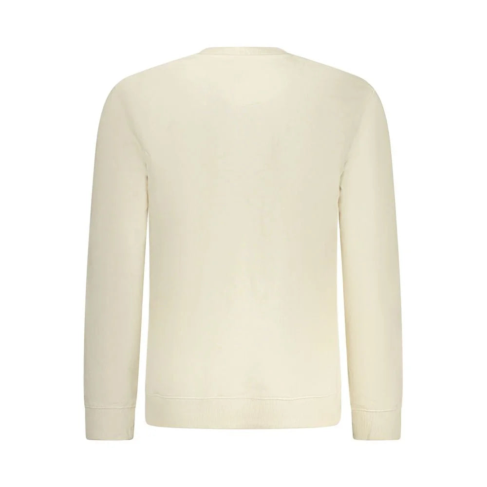 Lee Beige Cotton Men Sweater - Sweatshirts
