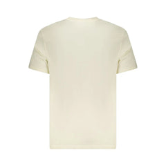 Lee Beige Cotton Men T-Shirt