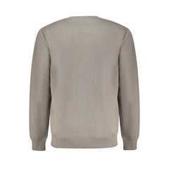 Lee Gray Cotton Men Sweater - Sweatshirts