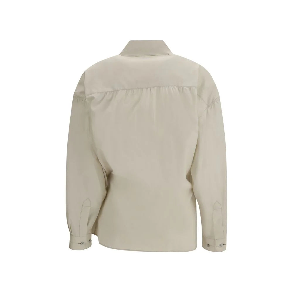Lemaire Beige Cotton Dress Shirt