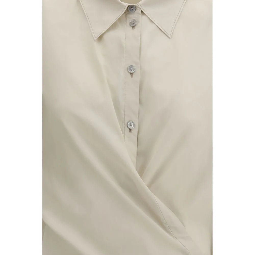 Lemaire Beige Cotton Dress Shirt - IT38 | S