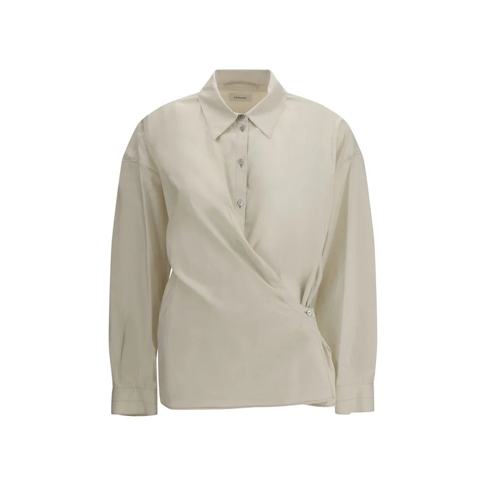 Lemaire Beige Cotton Dress Shirt - IT38 | S