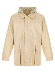 Lemaire Beige Linen Shell Jacket