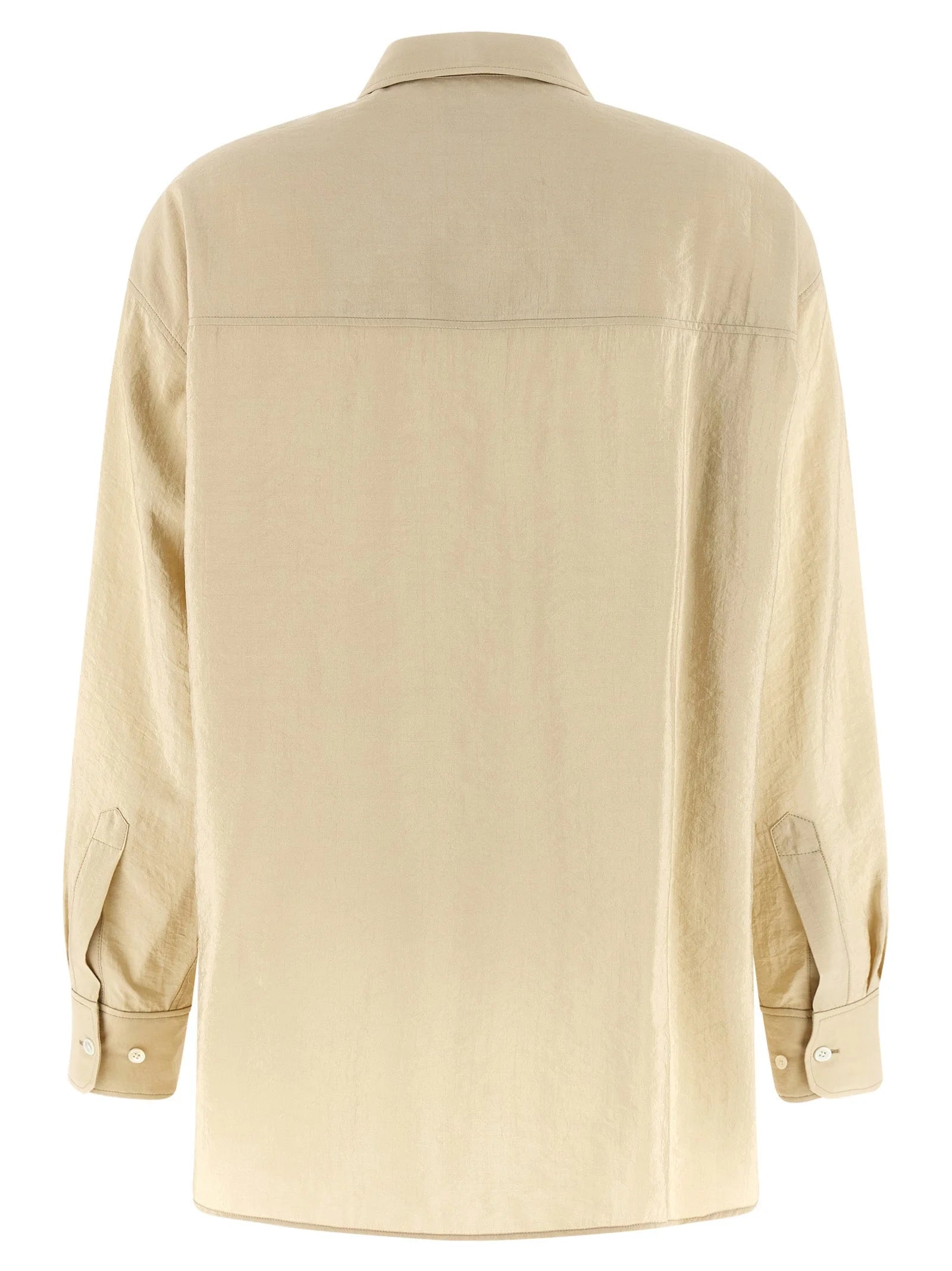 Lemaire Beige Silk Blouse