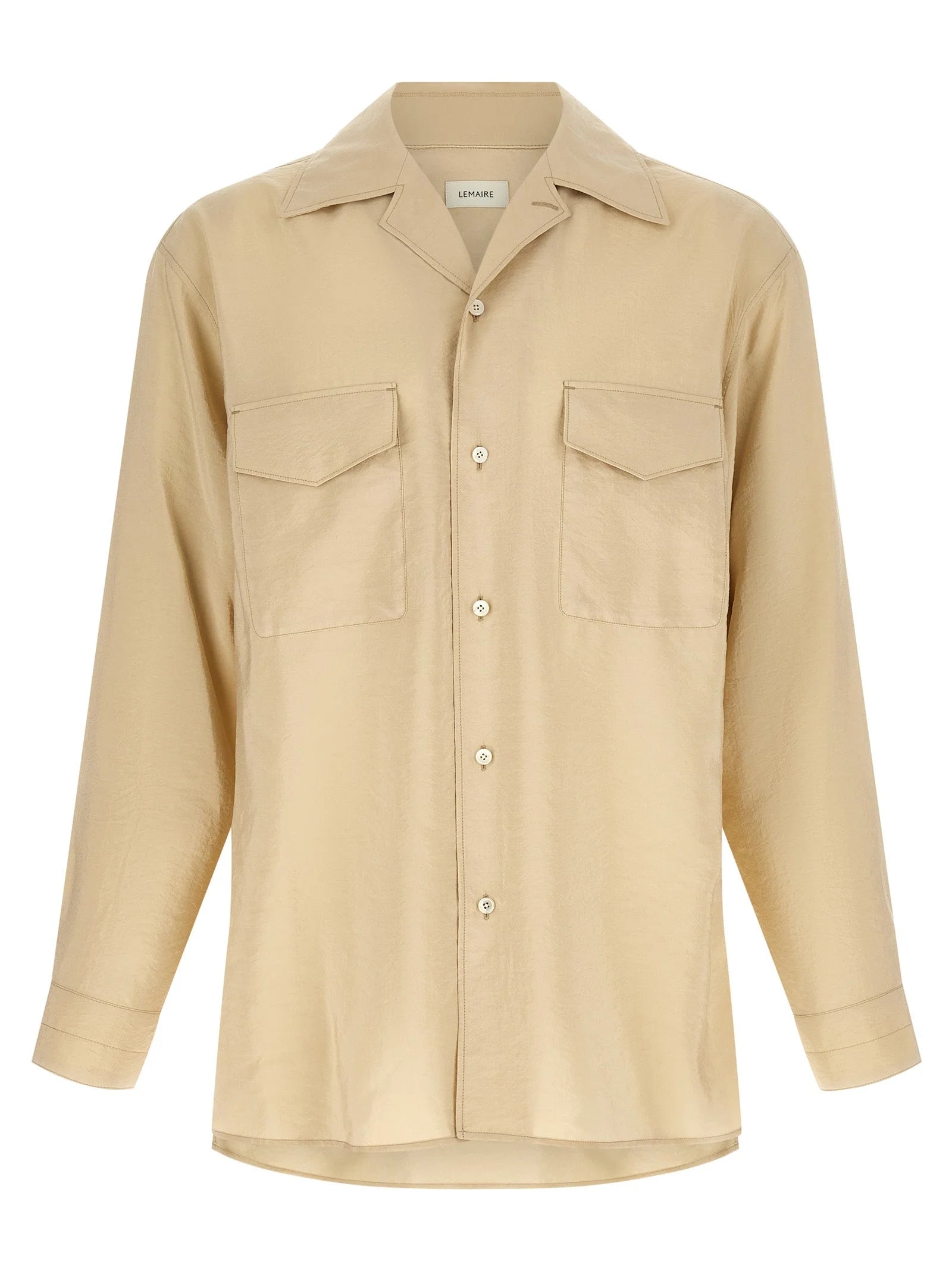 Lemaire Beige Silk Blouse