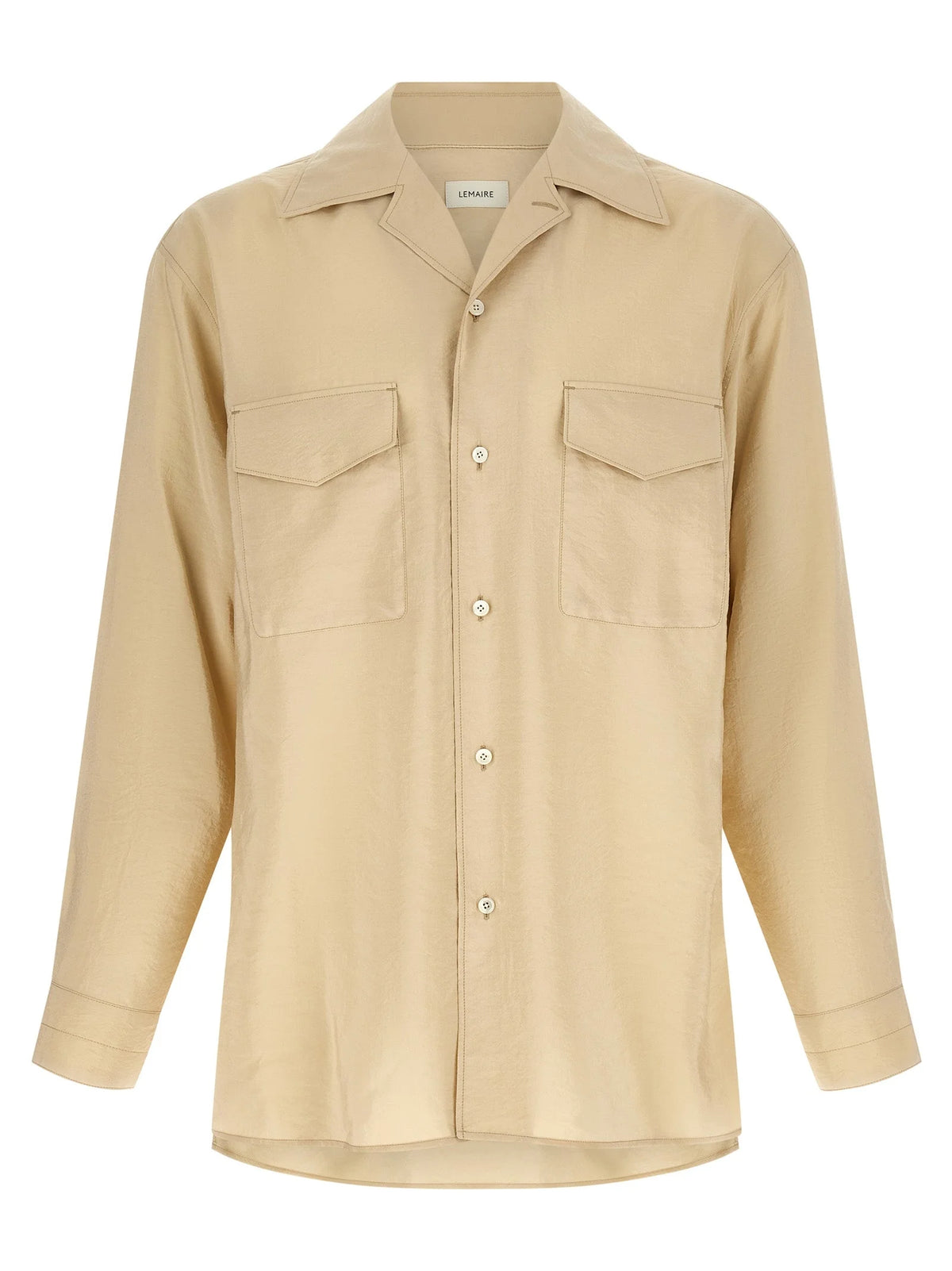 Lemaire Beige Silk Blouse