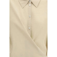 Lemaire Beige Silk Dress Shirt - IT38 | S