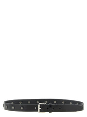 Lemaire Black Calfskin Regular Belt - 90 cm / 36 Inches
