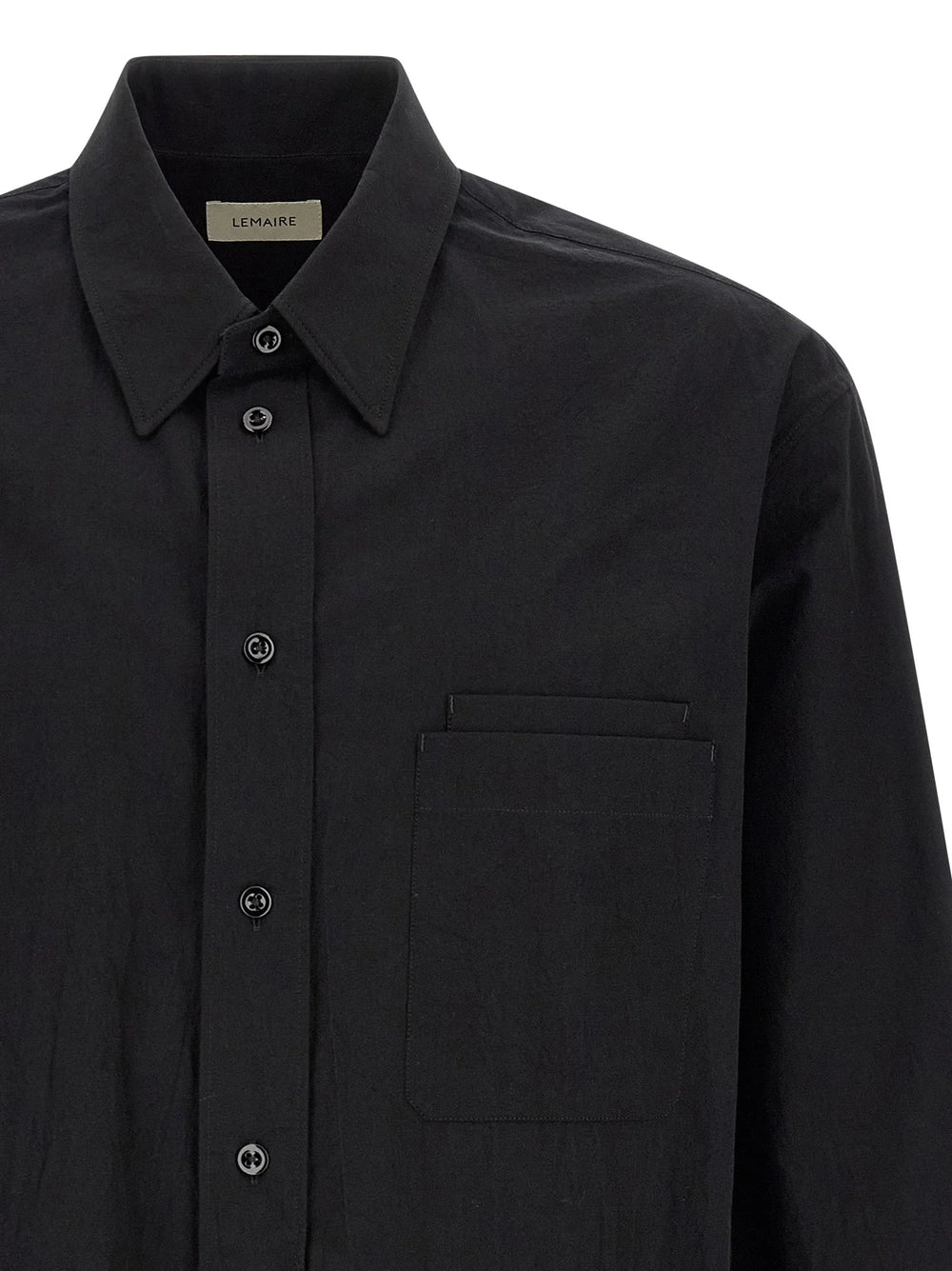 Lemaire Black Cotton Blouse