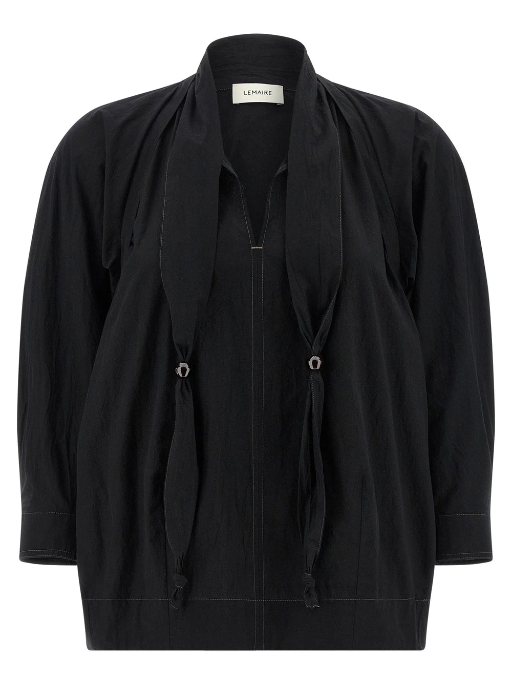Lemaire Black Cotton Blouse - 38