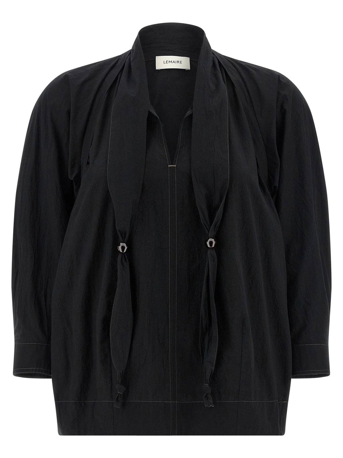 Lemaire Black Cotton Blouse - 38