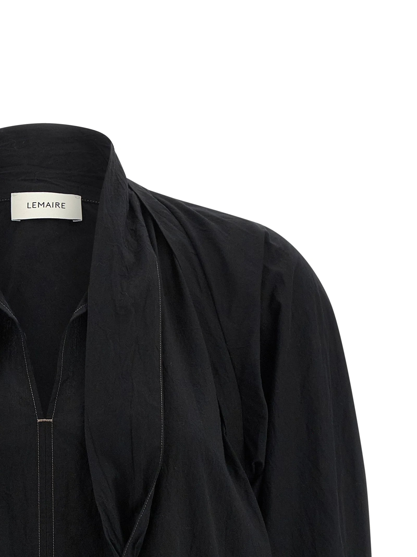 Lemaire Black Cotton Blouse - 38