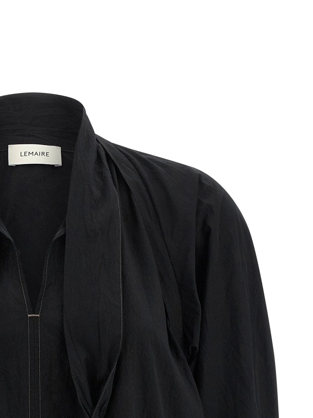 Lemaire Black Cotton Blouse - 38