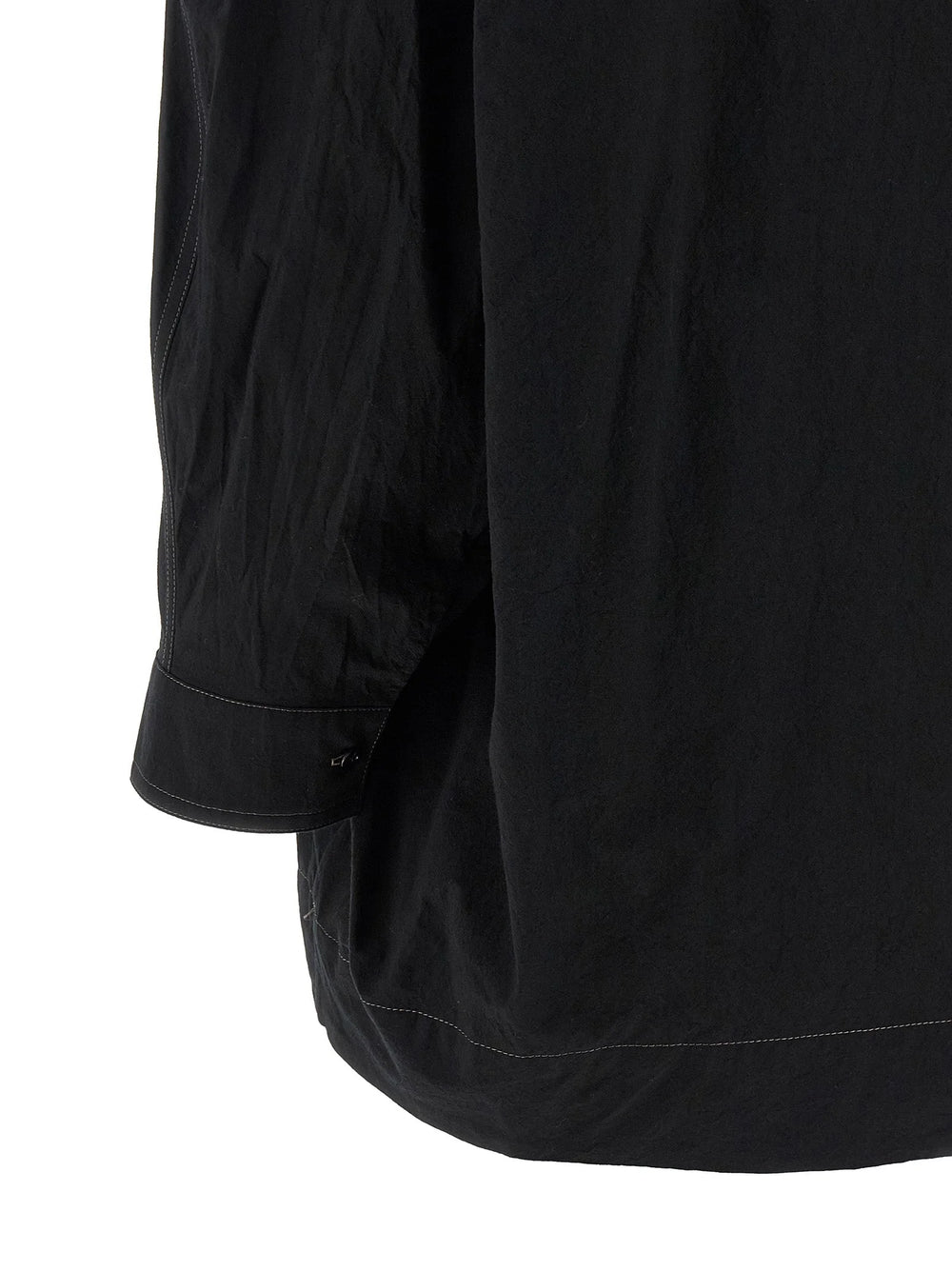 Lemaire Black Cotton Blouse - 38