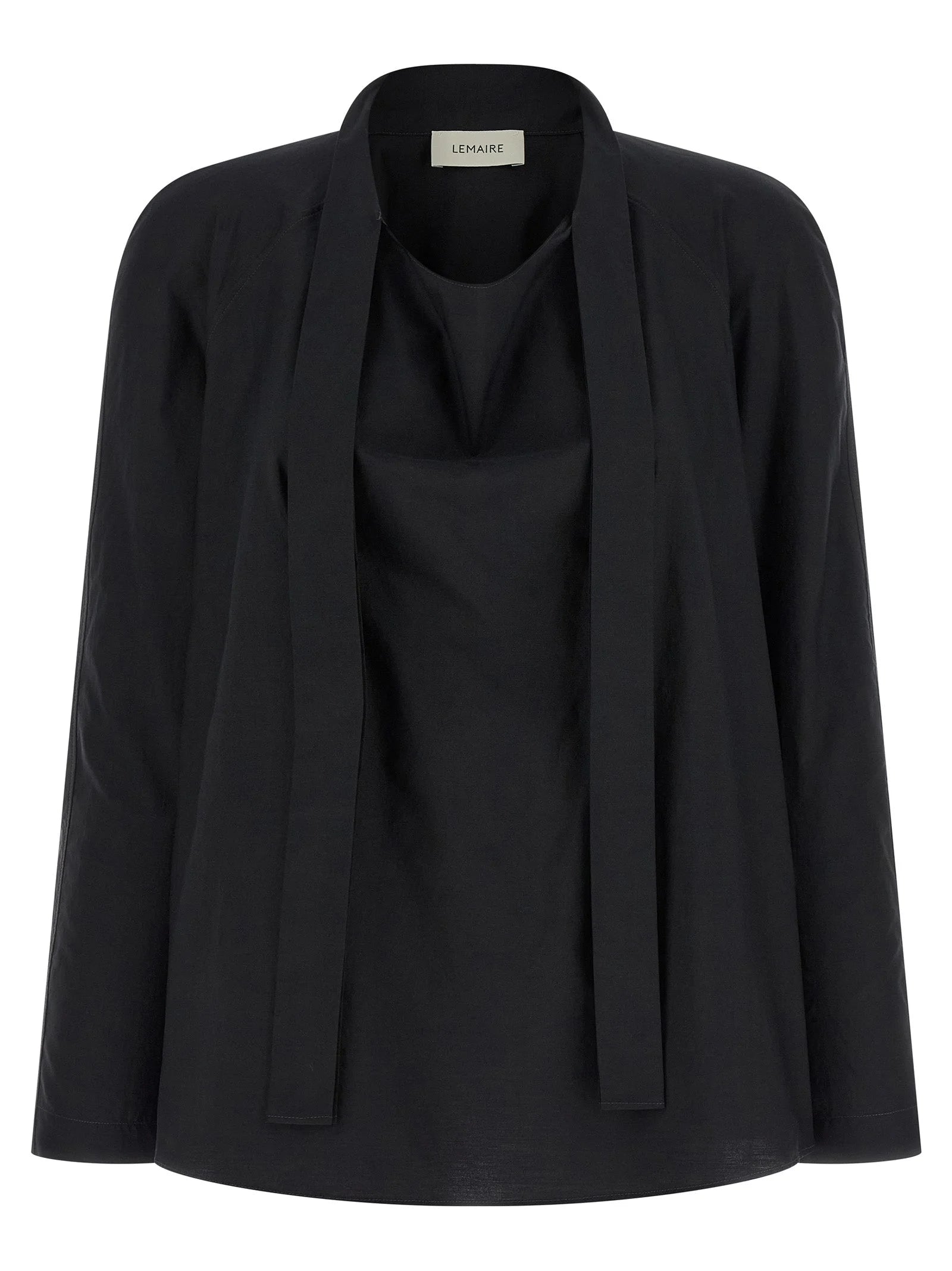 Lemaire Black Cotton Blouse