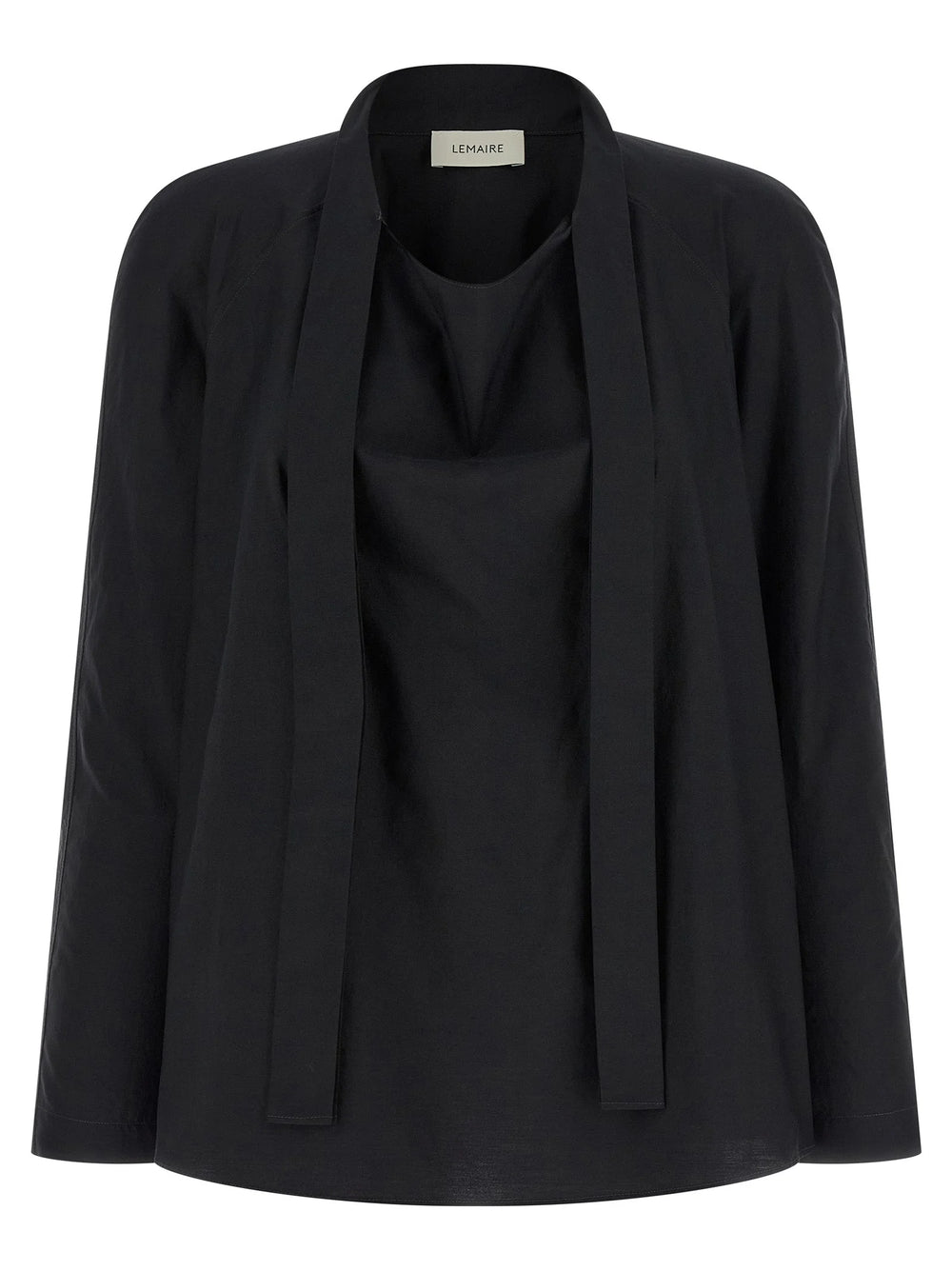 Lemaire Black Cotton Blouse