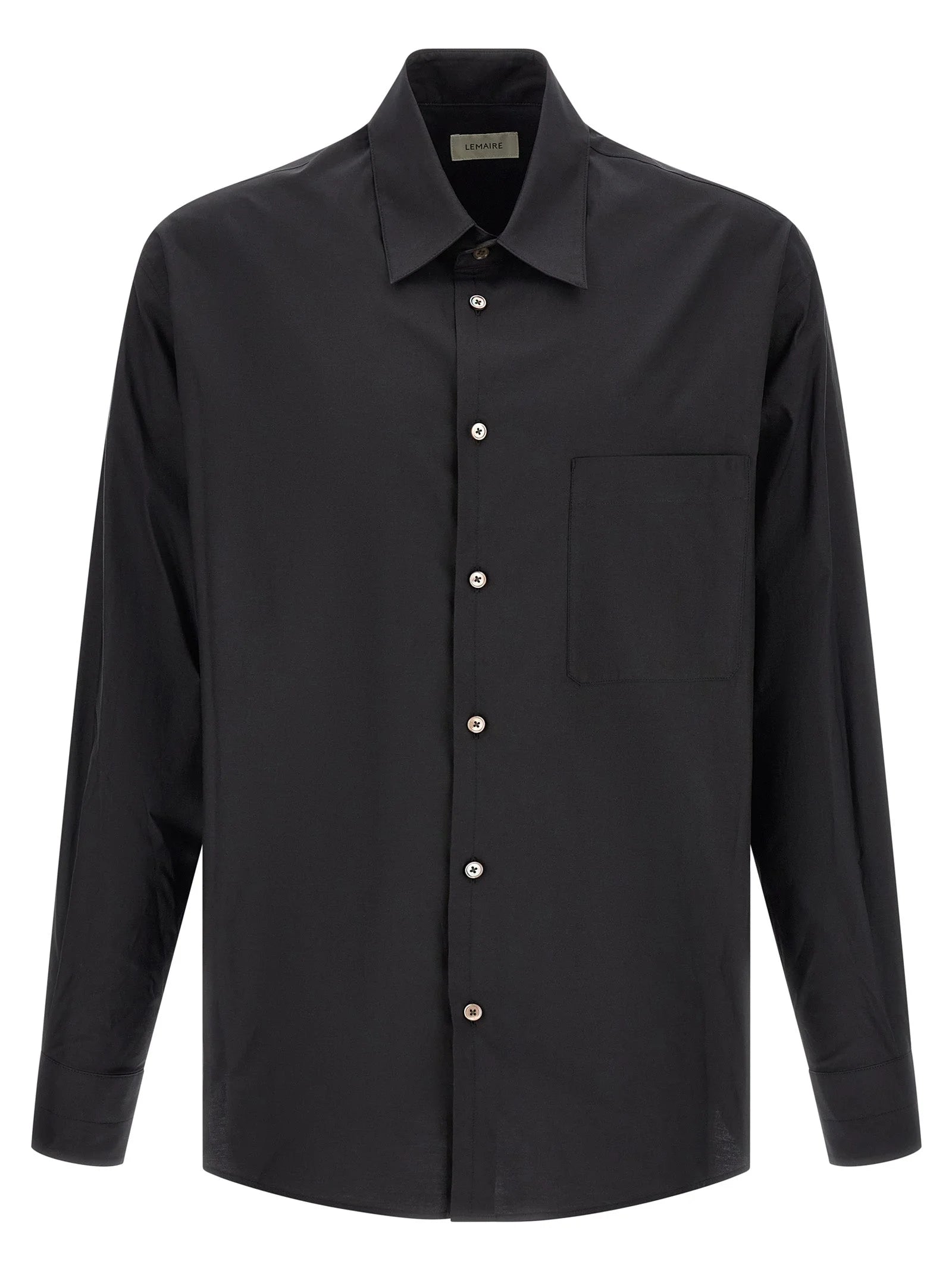 Lemaire Black Cotton Blouse