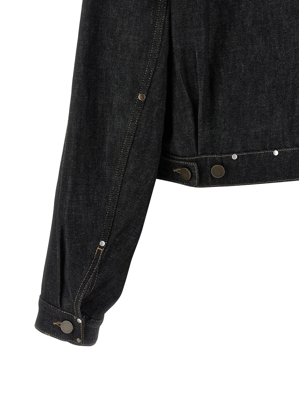 Lemaire Black Cotton Denim Jacket - 38