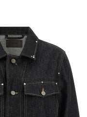 Lemaire Black Cotton Denim Jacket - 38