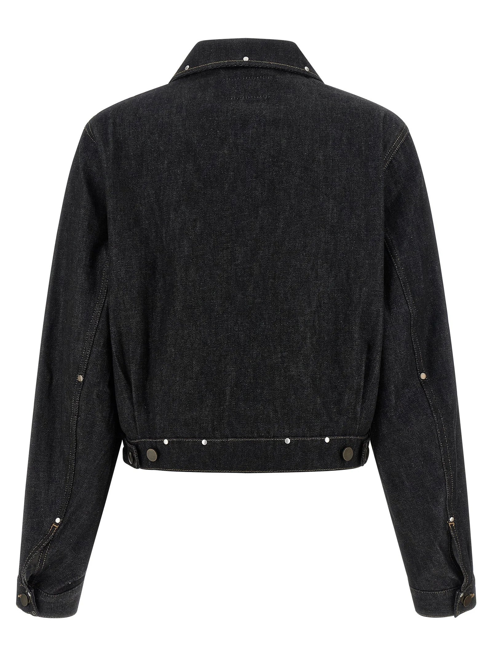 Lemaire Black Cotton Denim Jacket - 38