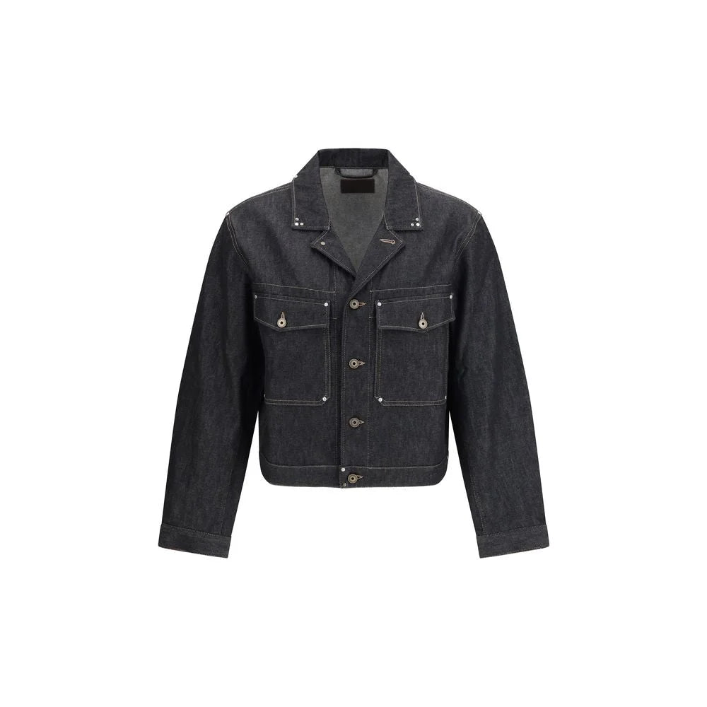 Lemaire Black Cotton Denim Jacket - IT48 | M