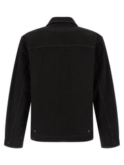 Lemaire Black Cotton Denim Jacket - XL