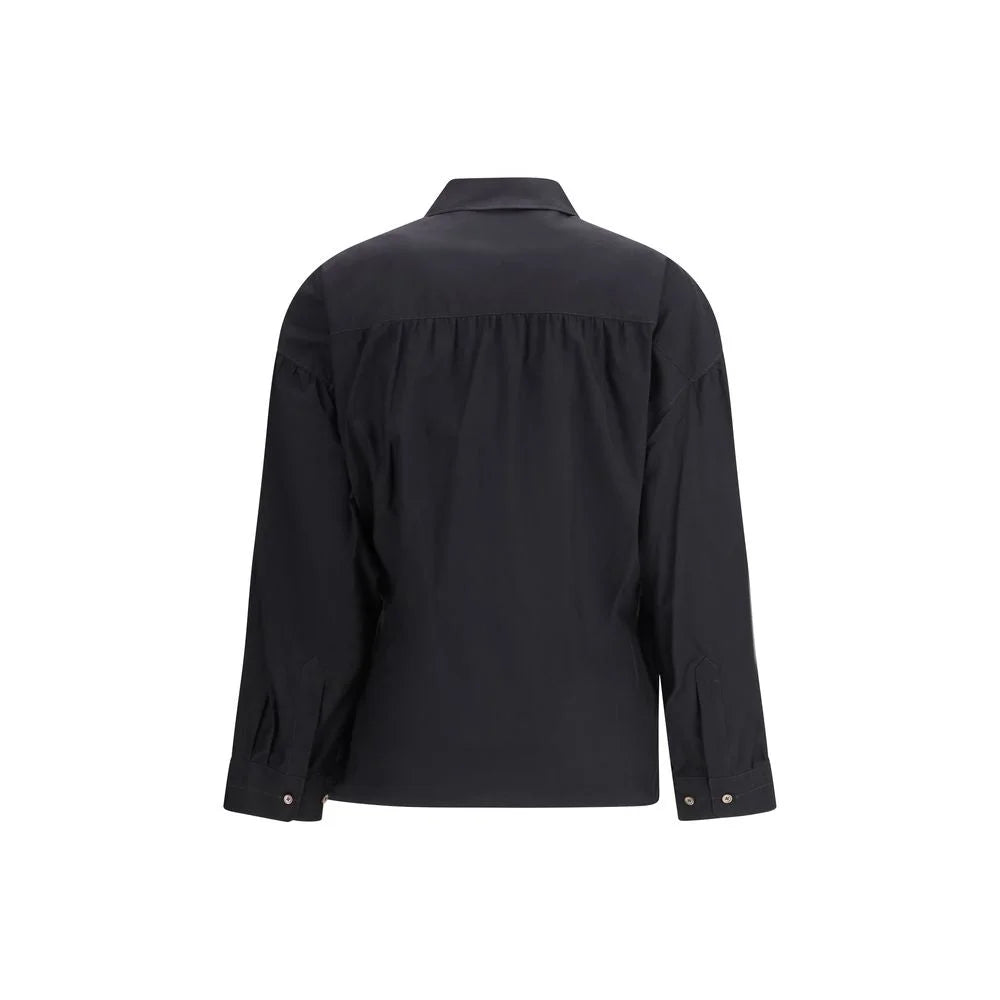Lemaire Black Cotton Dress Shirt