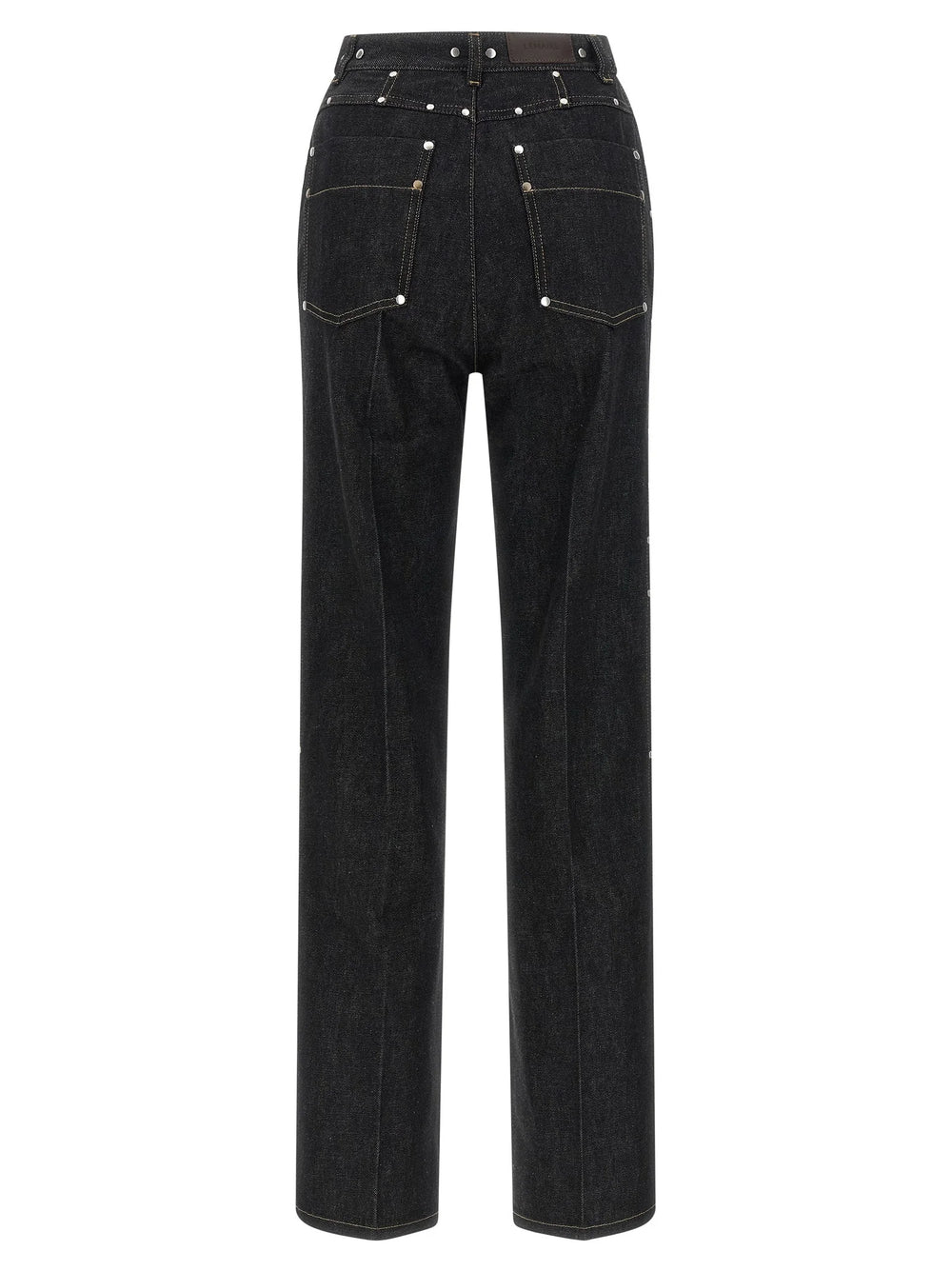 Lemaire Black Cotton High-Waisted Jean