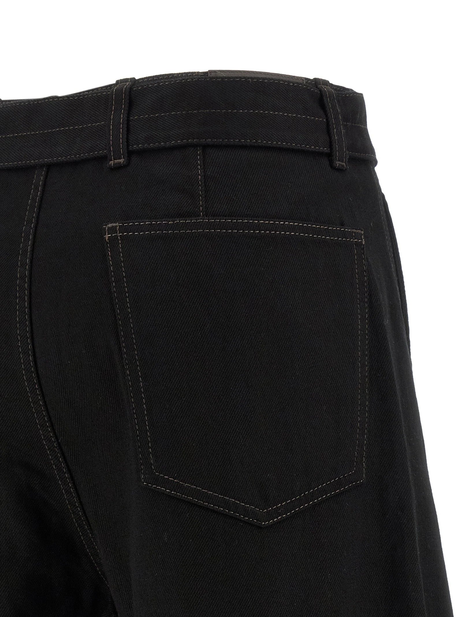 Lemaire Black Cotton Jeans Denim - S