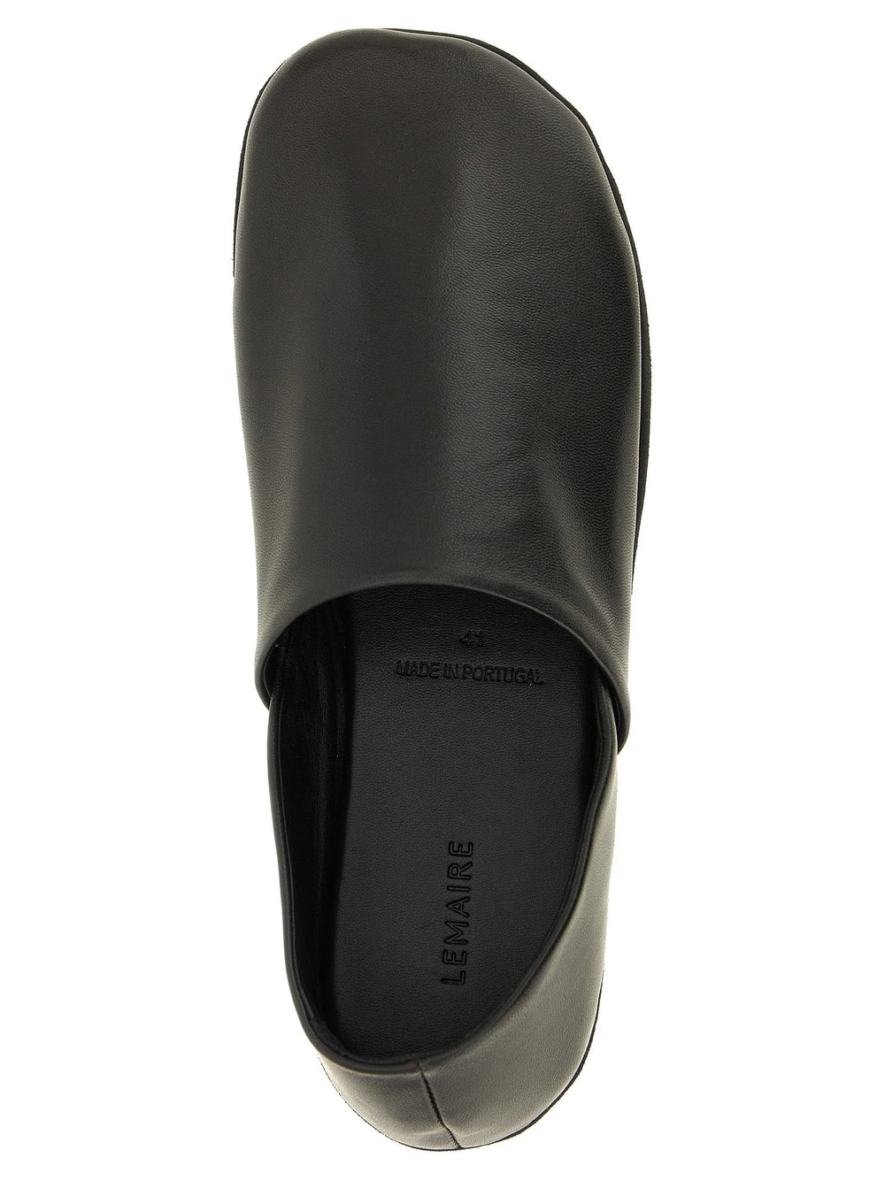 Lemaire Black Lamb Leather Slip-On Loafers - EU 41 | US 8