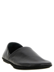 Lemaire Black Lamb Leather Slip-On Loafers - EU 41 | US 8