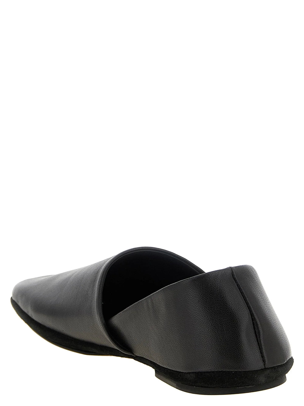 Lemaire Black Lamb Leather Slip-On Loafers - EU 41 | US 8