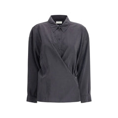 Lemaire Black Silk Dress Shirt