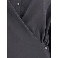 Lemaire Black Silk Dress Shirt - IT40 | M