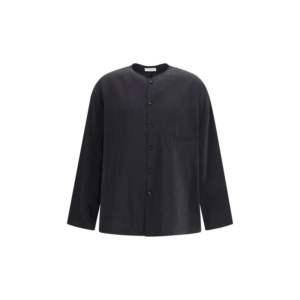 Lemaire Black Silk Shirt - IT50 | L