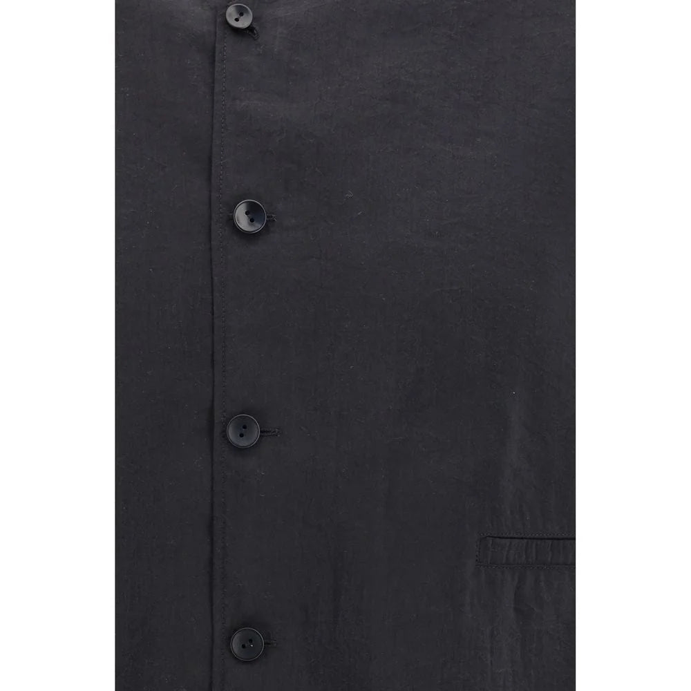 Lemaire Black Silk Shirt - IT50 | L