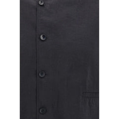 Lemaire Black Silk Shirt - IT50 | L