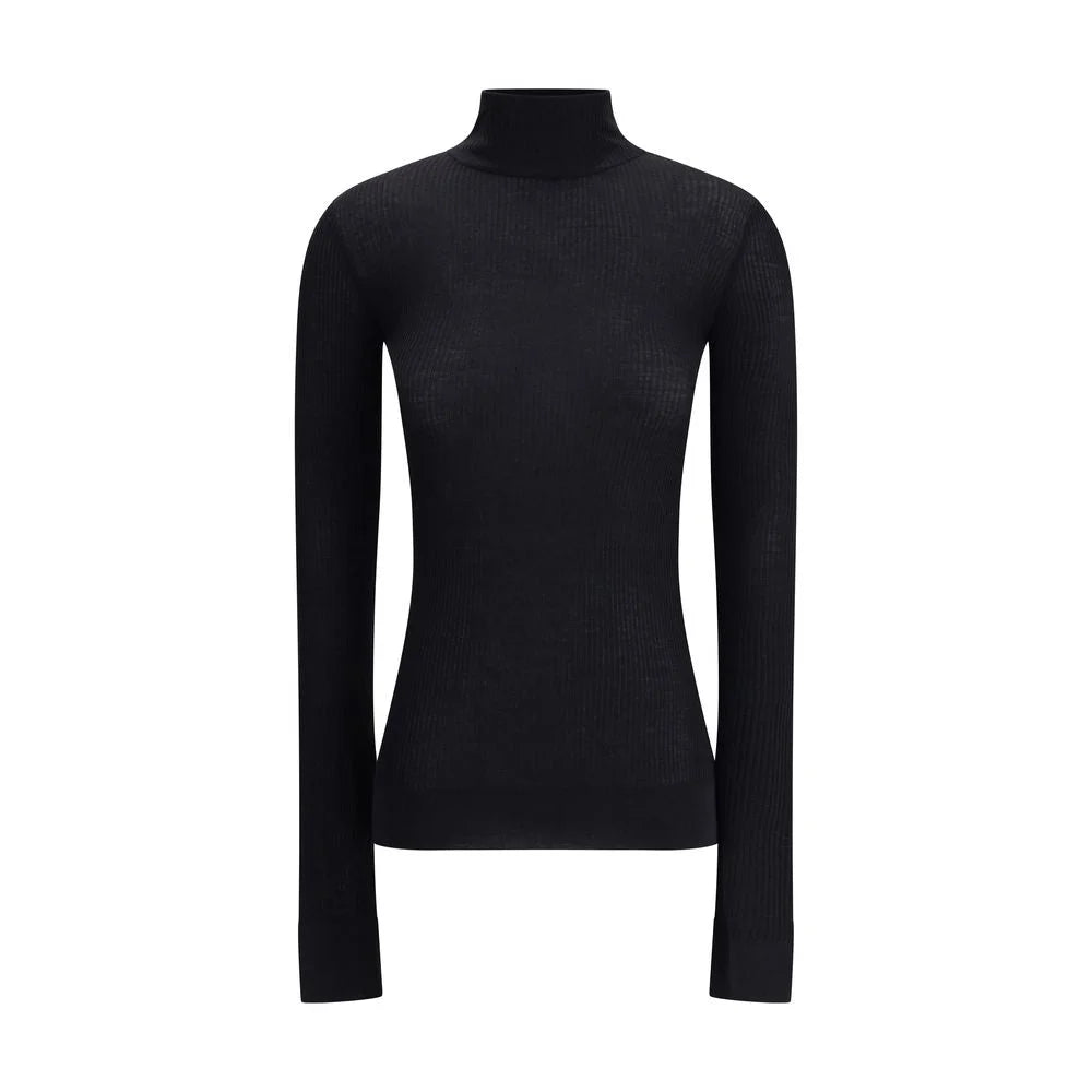 Lemaire Black Wool Top