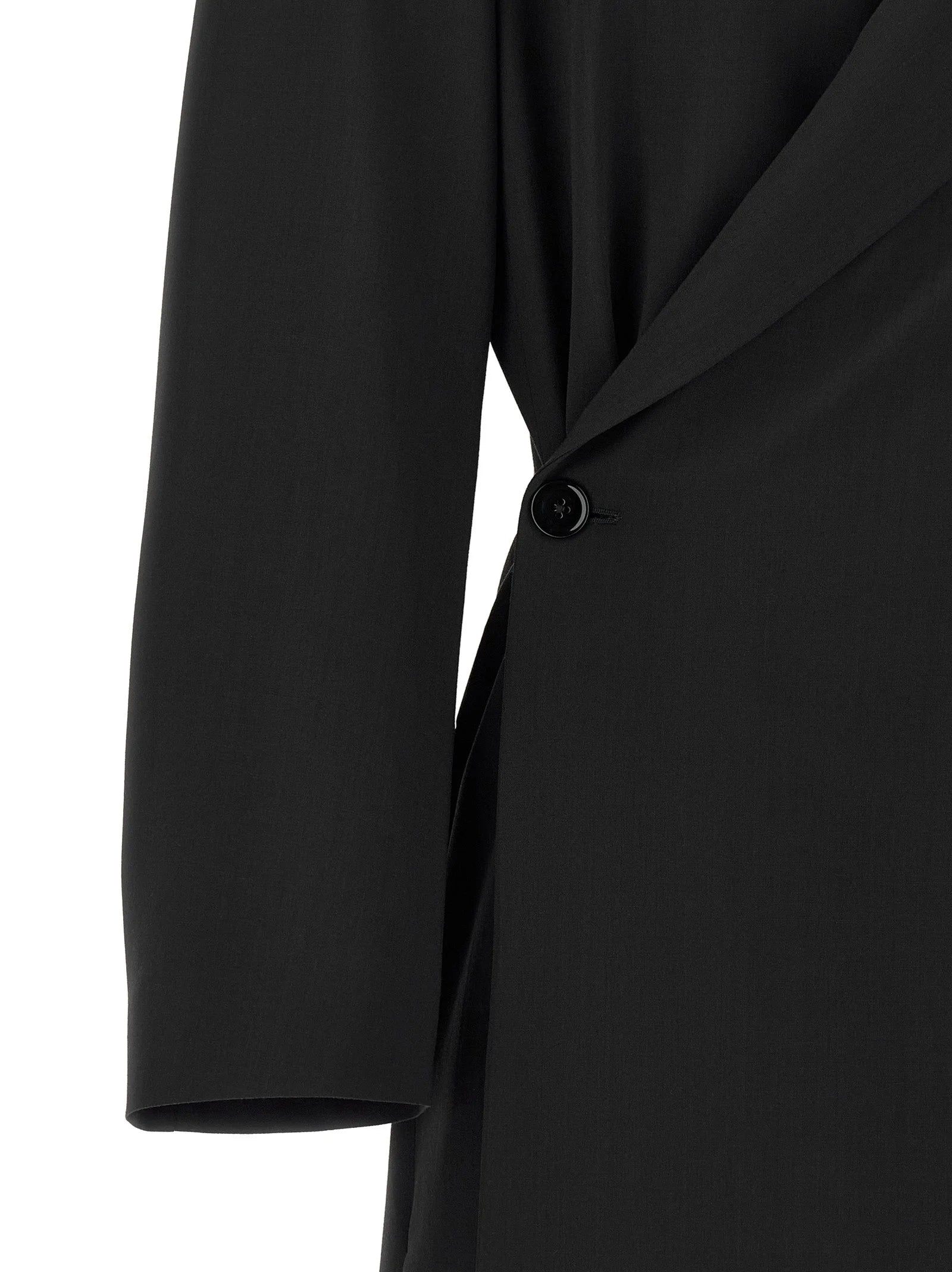 Lemaire Blue Wool Coat