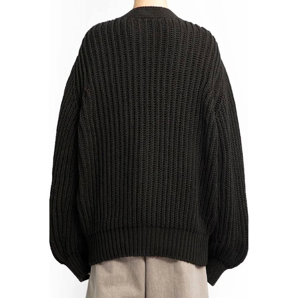 Lemaire Brown Cotton Cardigan - S