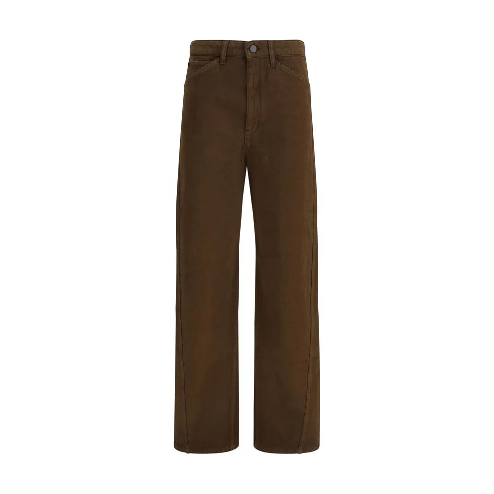 Lemaire Brown Cotton Casual Pants