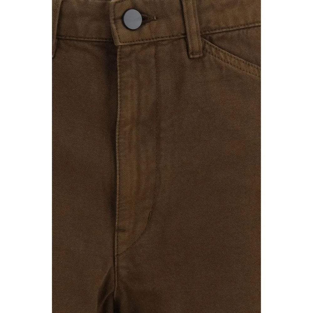 Lemaire Brown Cotton Casual Pants