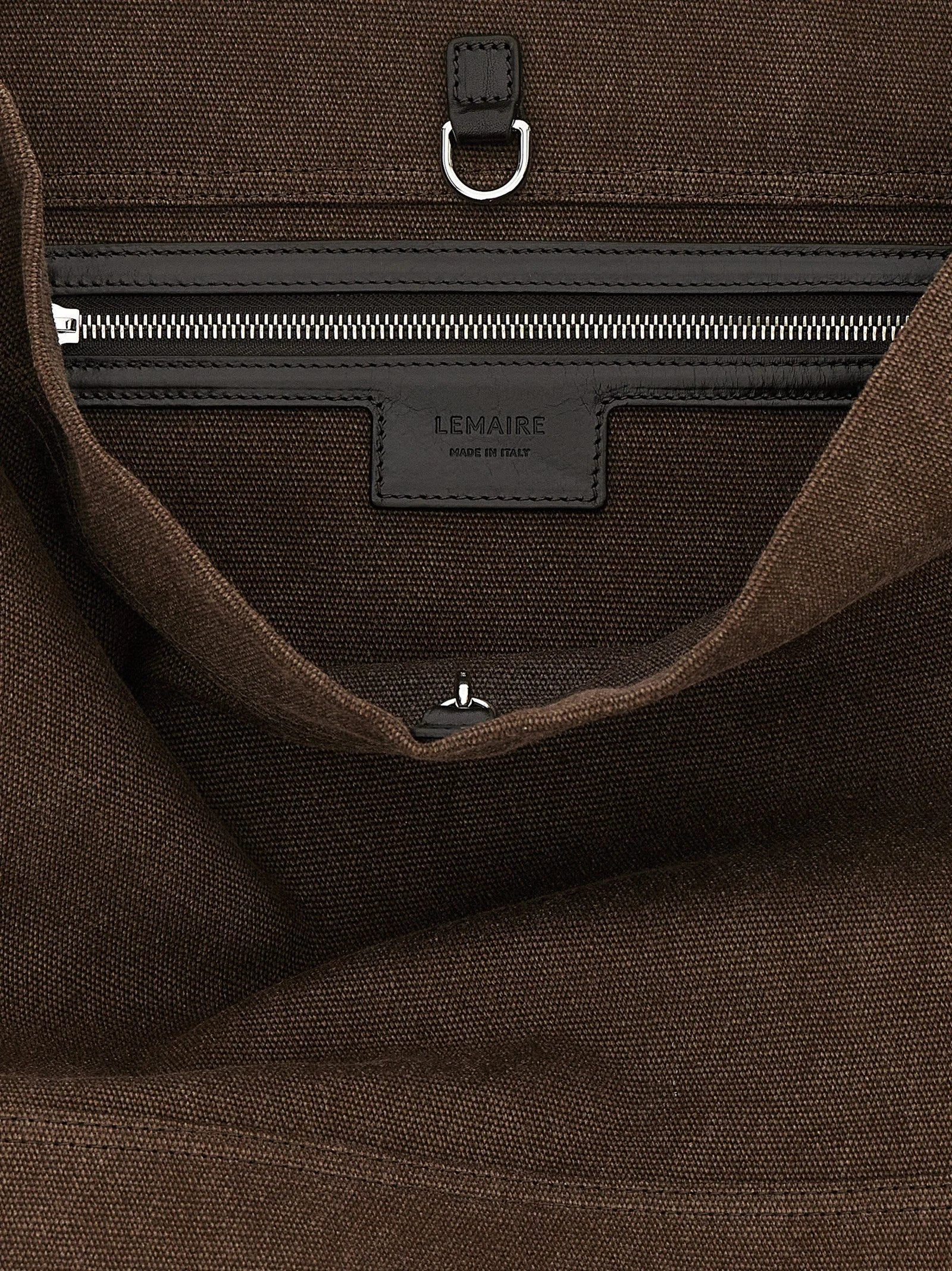 Lemaire Brown Cotton Handbag
