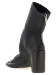 Lemaire Brown Lamb Leather Ankle Boots