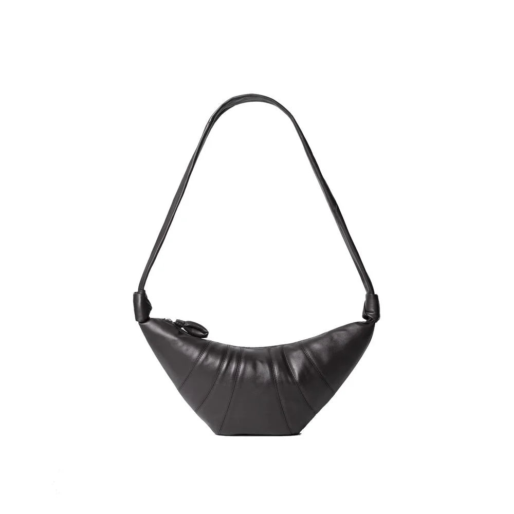 Lemaire Brown Lamb Leather Shoulder Bag